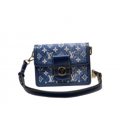Louis Vuitton Daphne Denim shoulder Bag Chain Bag